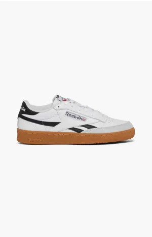 Reebok Club C Revenge Shoe, White/Black/Gum