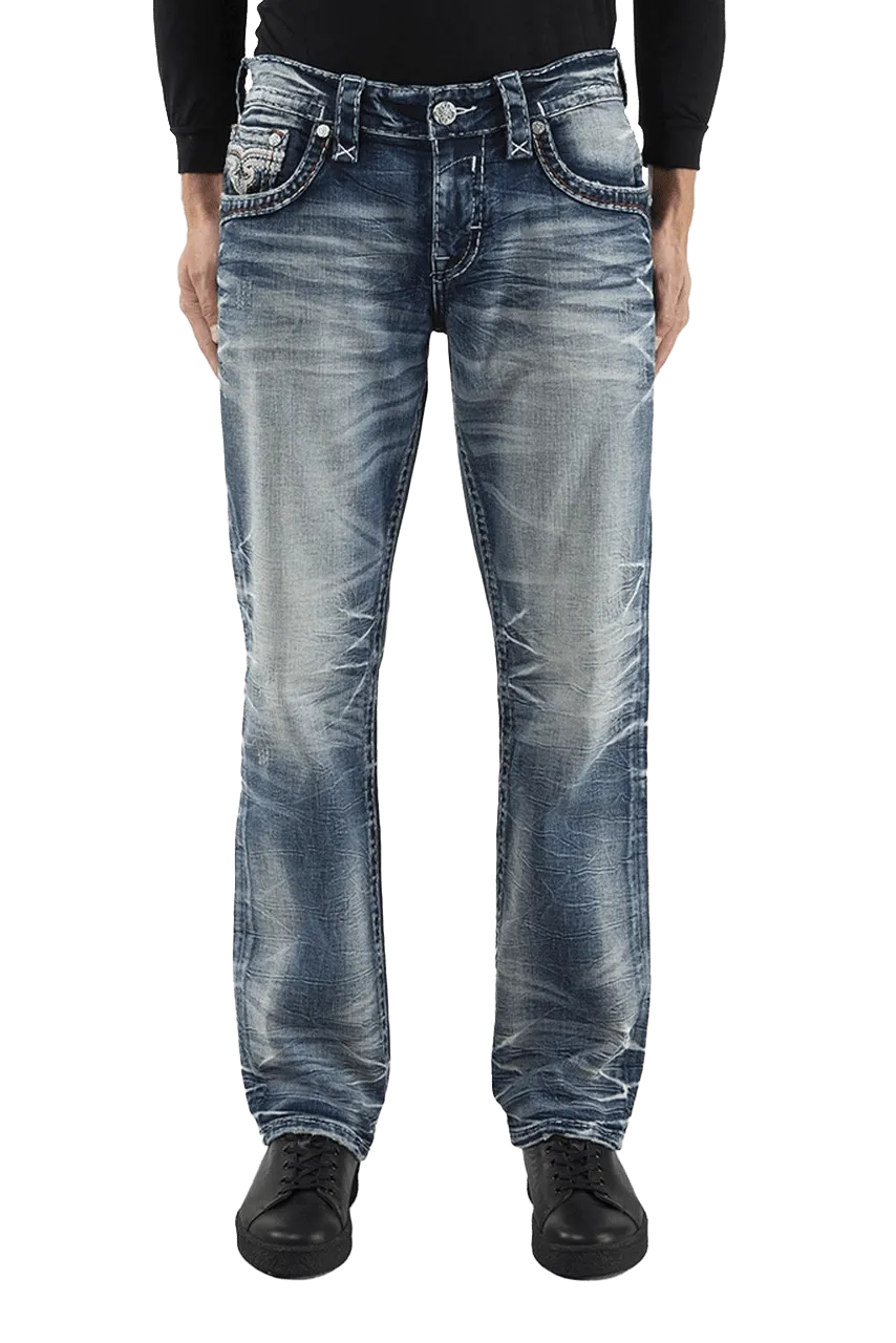 Rock Revival Men's Calix J200r Straight Jeans