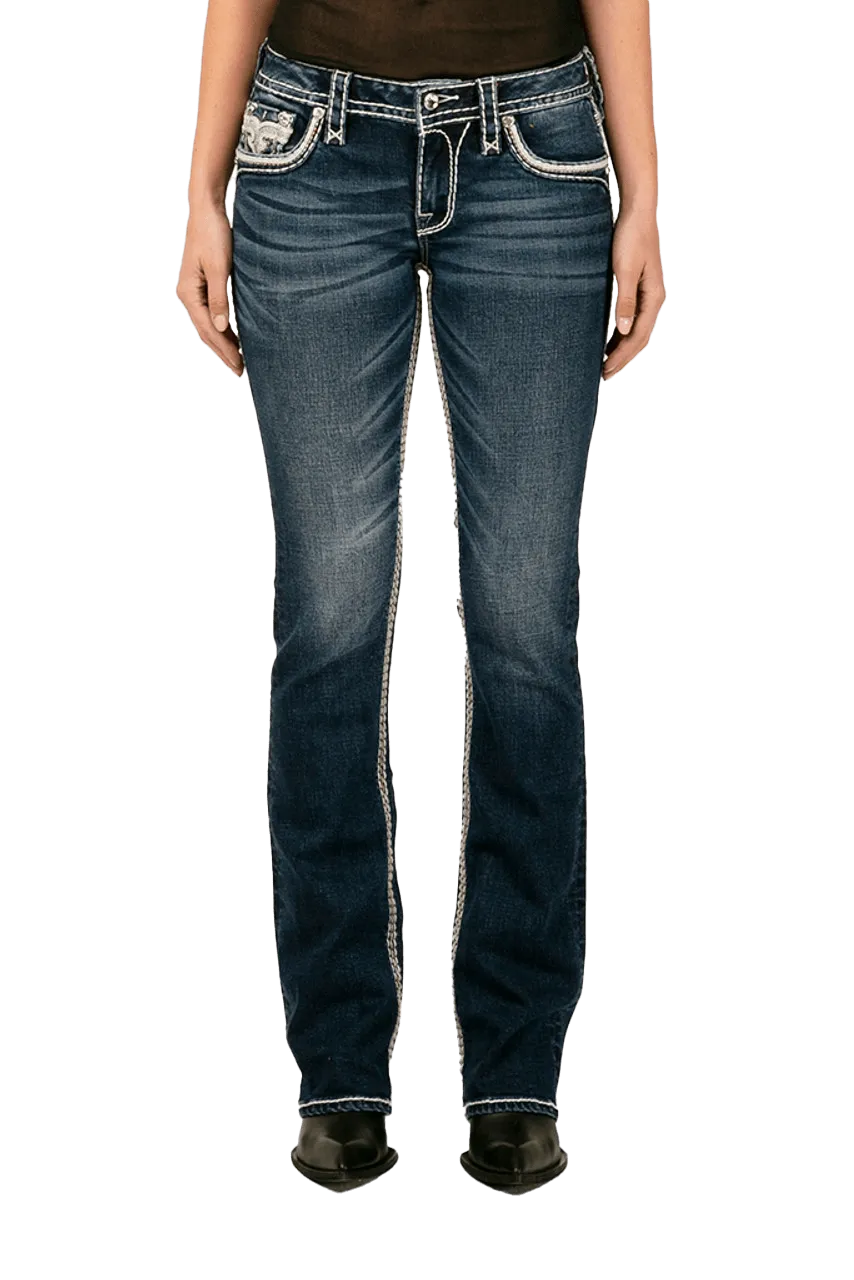 Rock Revival Men's Souline B201 Boot Cut Jeans