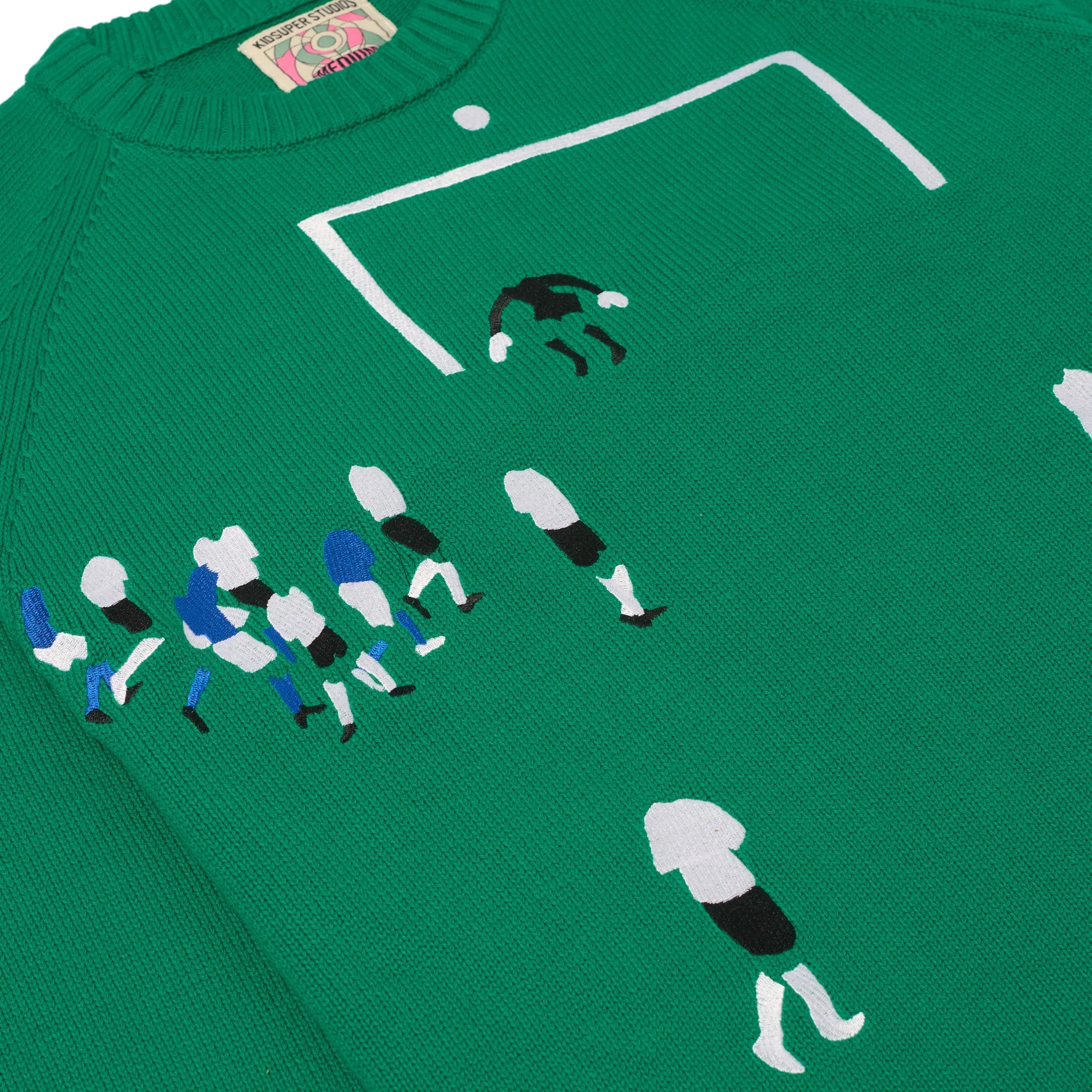 Ronaldinho x KidSuper Goal! Sweater [Green]