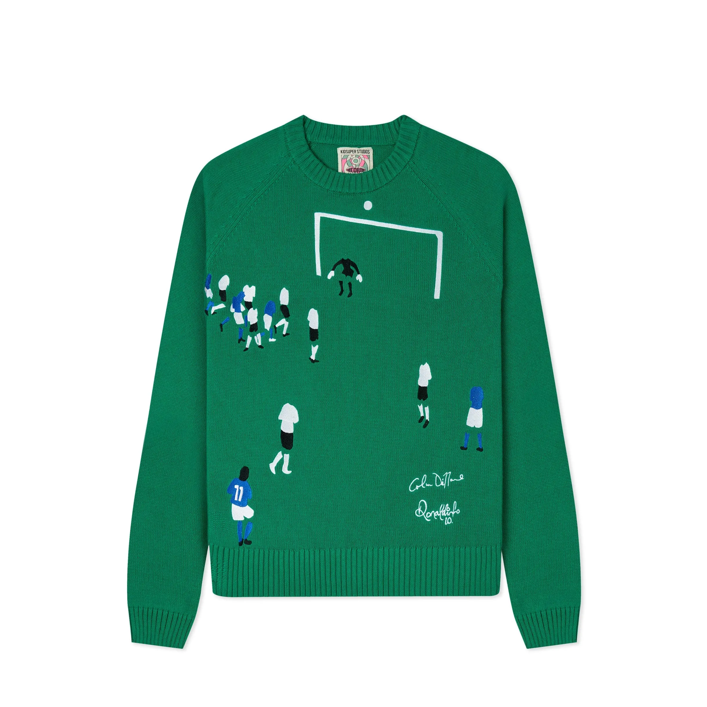 Ronaldinho x KidSuper Goal! Sweater [Green]