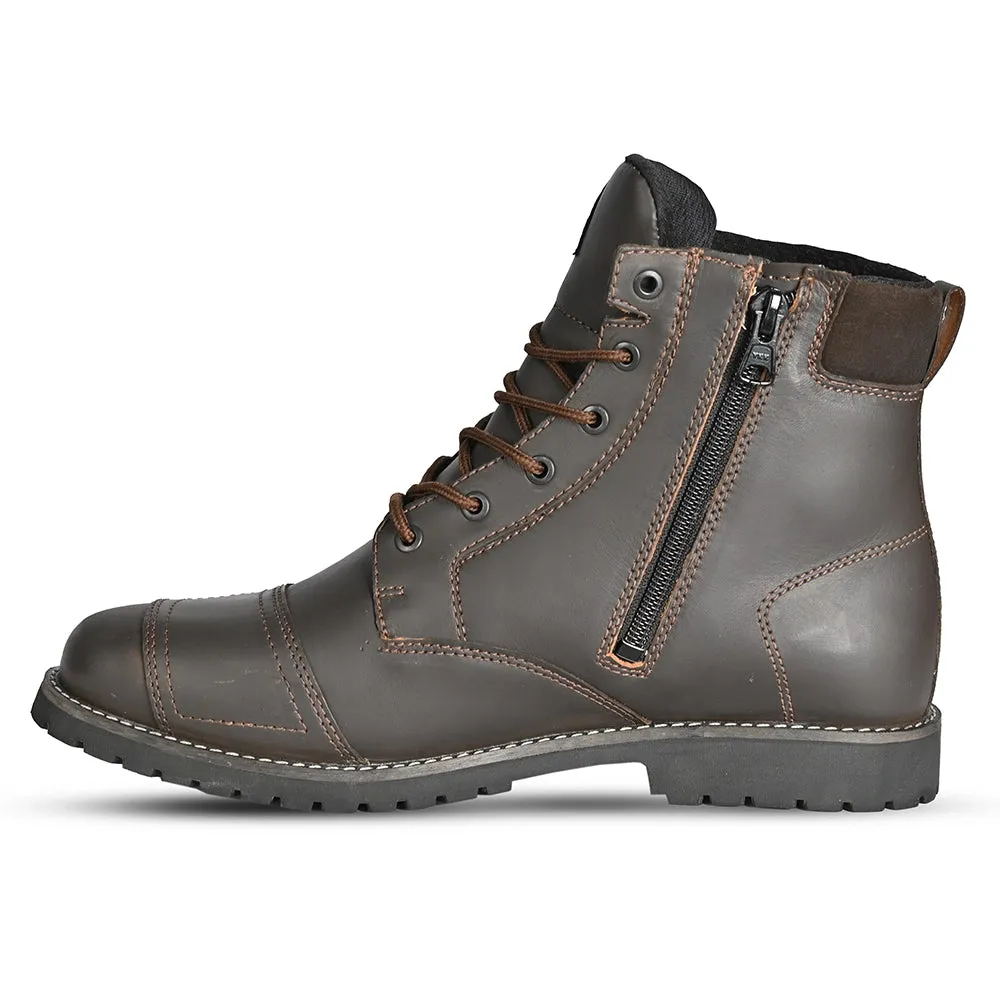 RTECH Heritage Touring Motorcycle Boot Brown