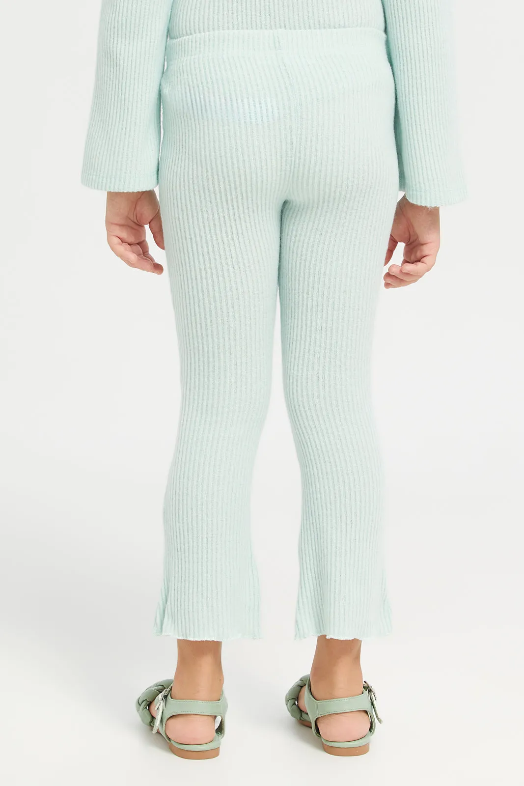 Sage Flared Trousers