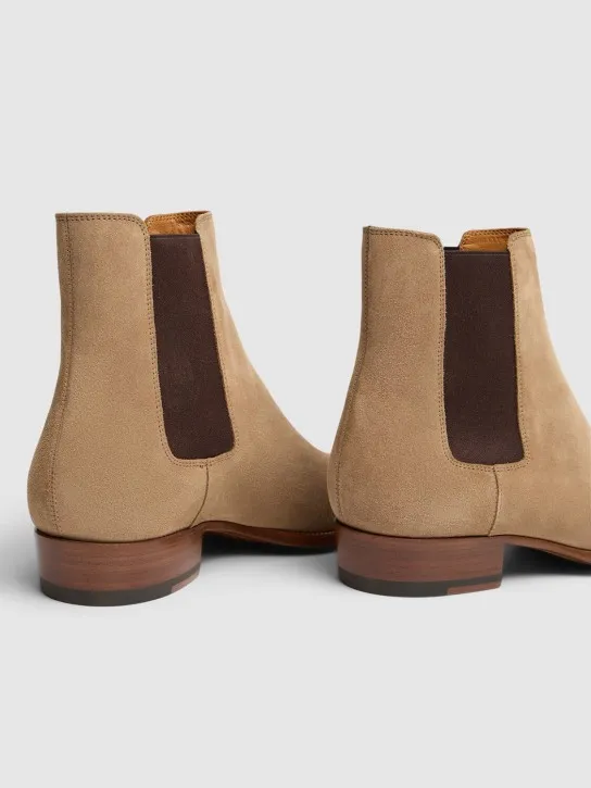 Saint Laurent   30mm Wyatt suede boots 