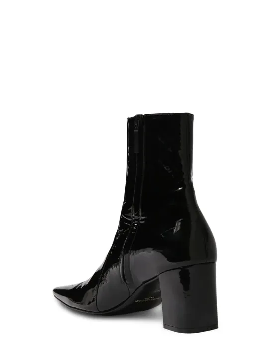 Saint Laurent   Rainer 75 leather zipped boots 