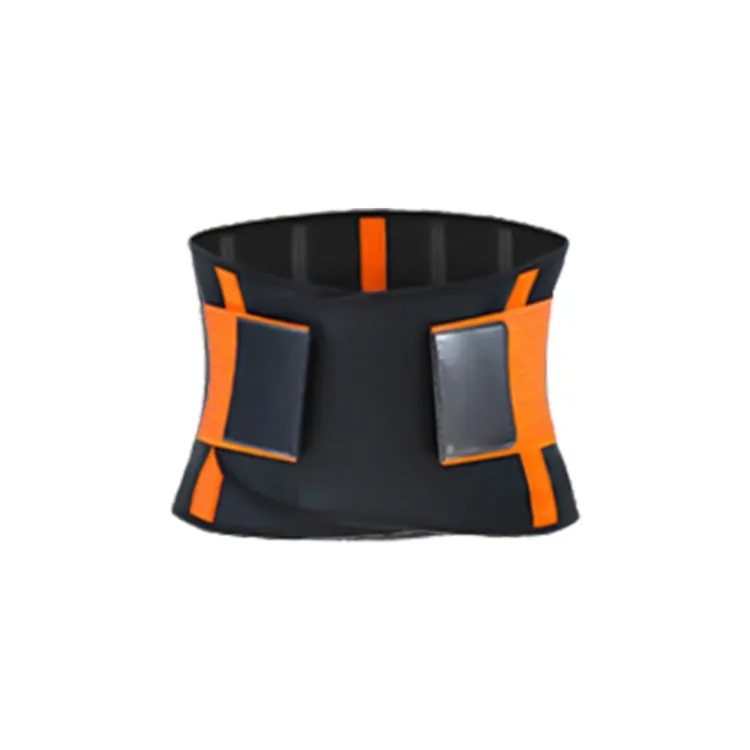 SBR Neoprene Sports Protective Gear Support Waist Protection Belt, Size:XXL(Orange)