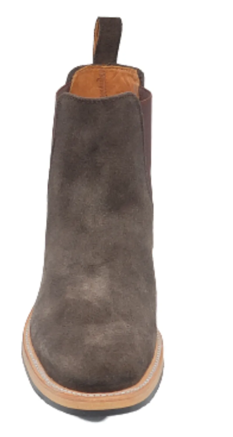 Silverton The Ambassador All Leather Round Toe Short Boots (Brown)