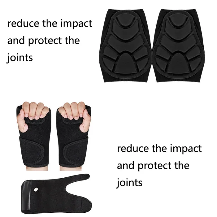 Skating Hip Protector Hockey Pants Ski Sports Protective Gear, Style: Syringe Knee Protector(L)