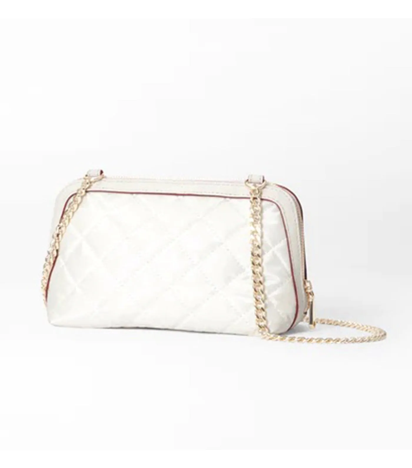 Small Emily Crossbody Pearl Metallic