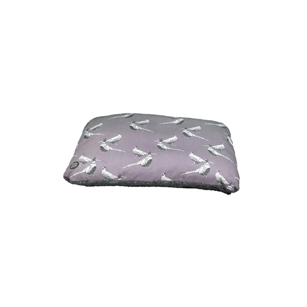 Snug & Cosy Pheasant Print Mattress Dog Bed