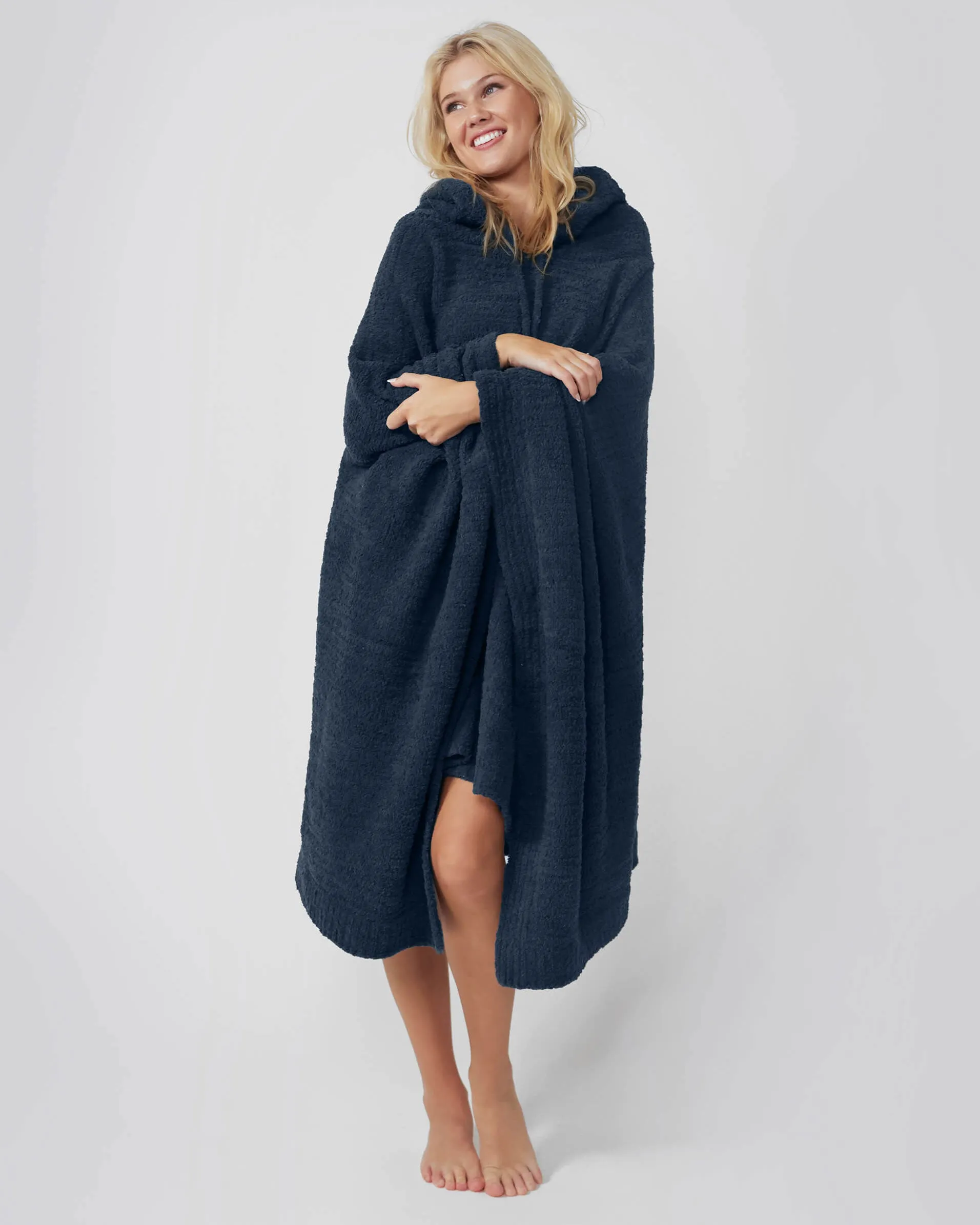 Snug Hooded Wearable Blanket