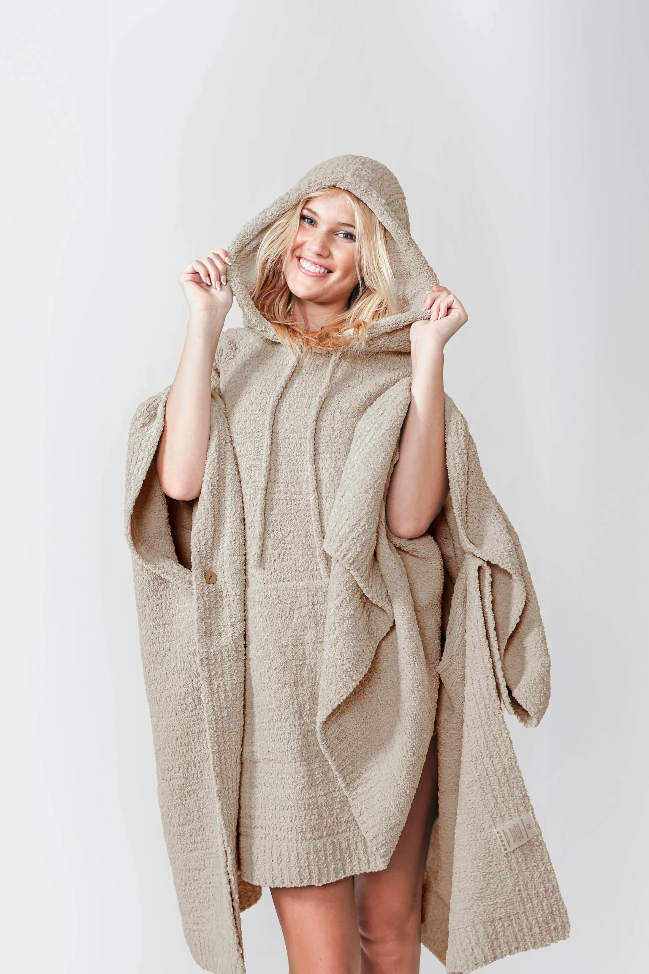 Snug Hooded Wearable Blanket