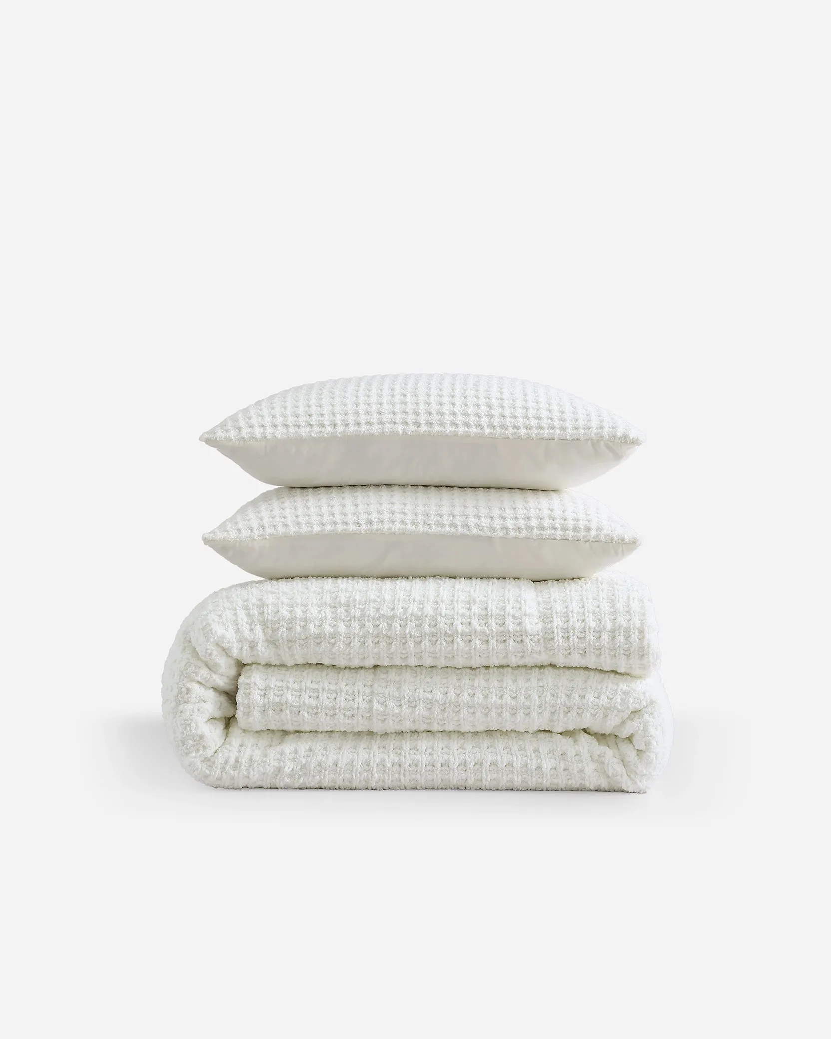 Snug Waffle Comforter Bundle