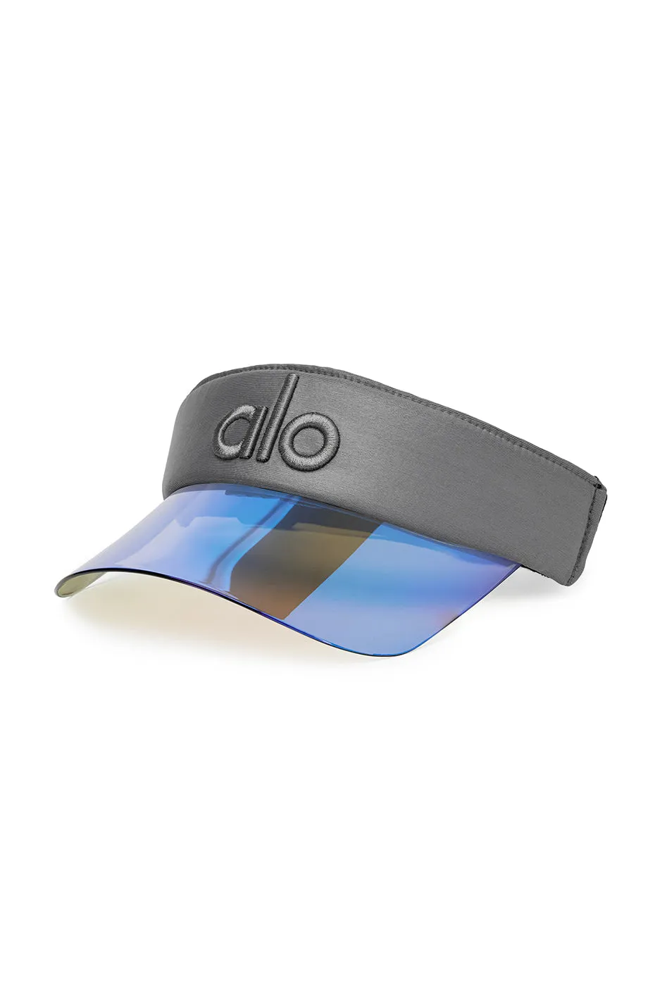 Solar Visor - Silver/Blue