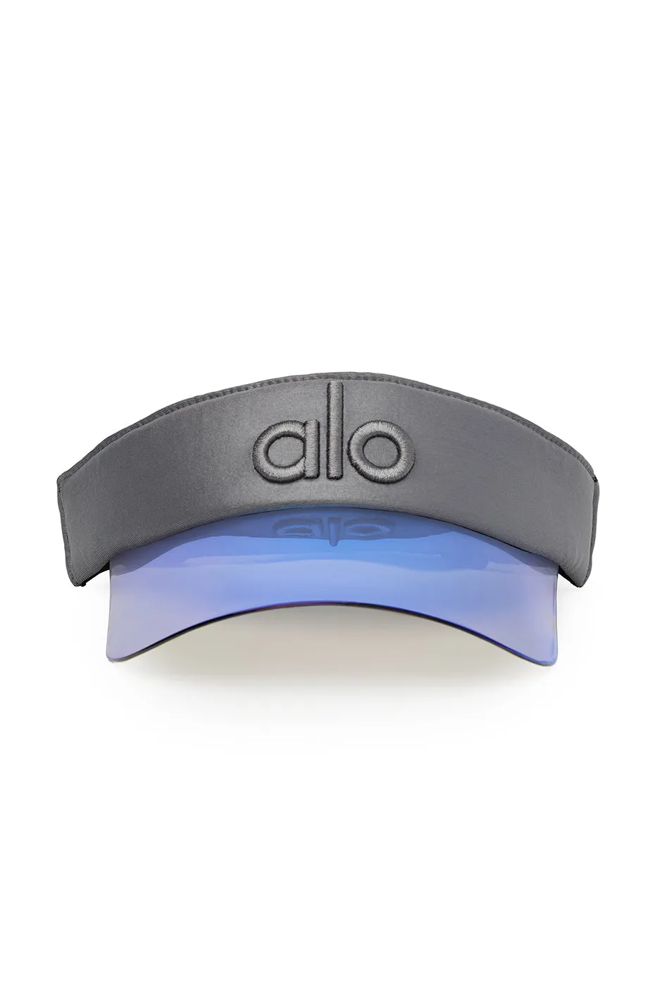 Solar Visor - Silver/Blue