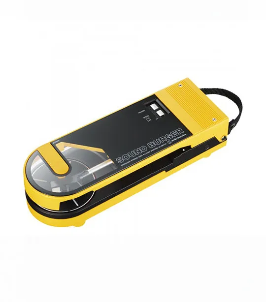 Sound Burger - Portable Bluetooth Turntable SB727 Yellow