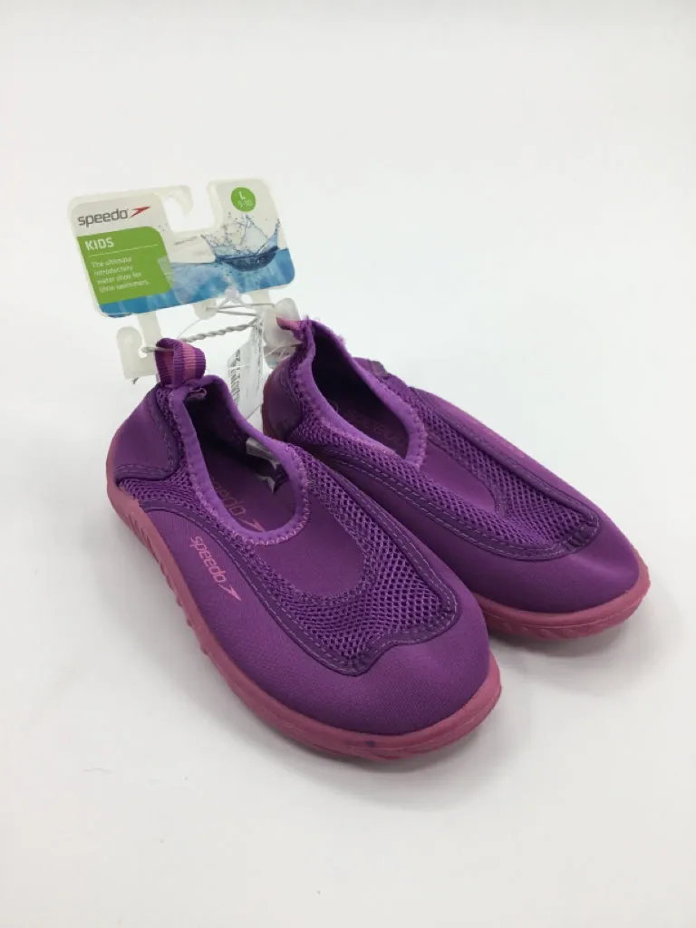 Speedo Child Size 7 Toddler Purple Water Shoes