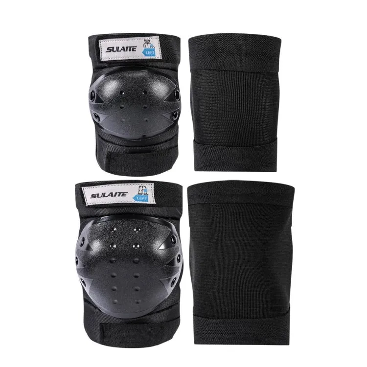 SULAITE 4 In 1 Outdoor Sports Knee Pads   Elbow Pads Set Off-Road Sports Protective Gear, Specification: One Size