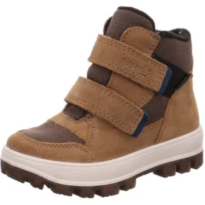 Superfit Brown/Blue Tedd Boots With Warm Lining