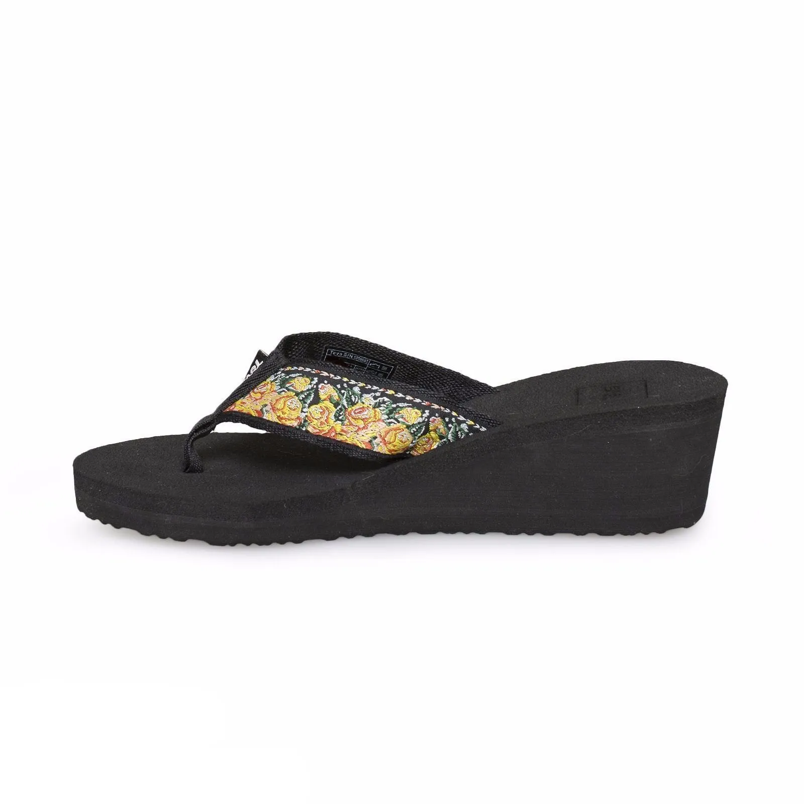 Teva Mush Mandalyn Wedge 2 Rosa Yellow  Flip Flop