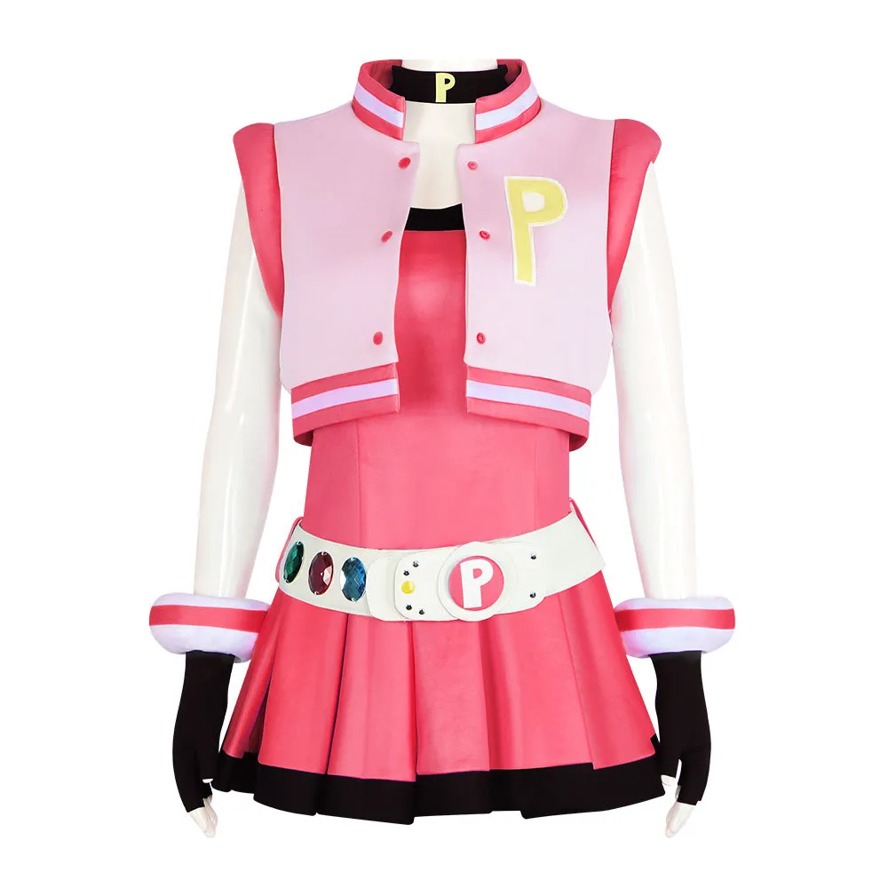 The Powerpuff Girls Z Blossom Momoko Akatsutsumi Cosplay Costume