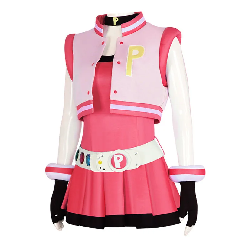 The Powerpuff Girls Z Blossom Momoko Akatsutsumi Cosplay Costume