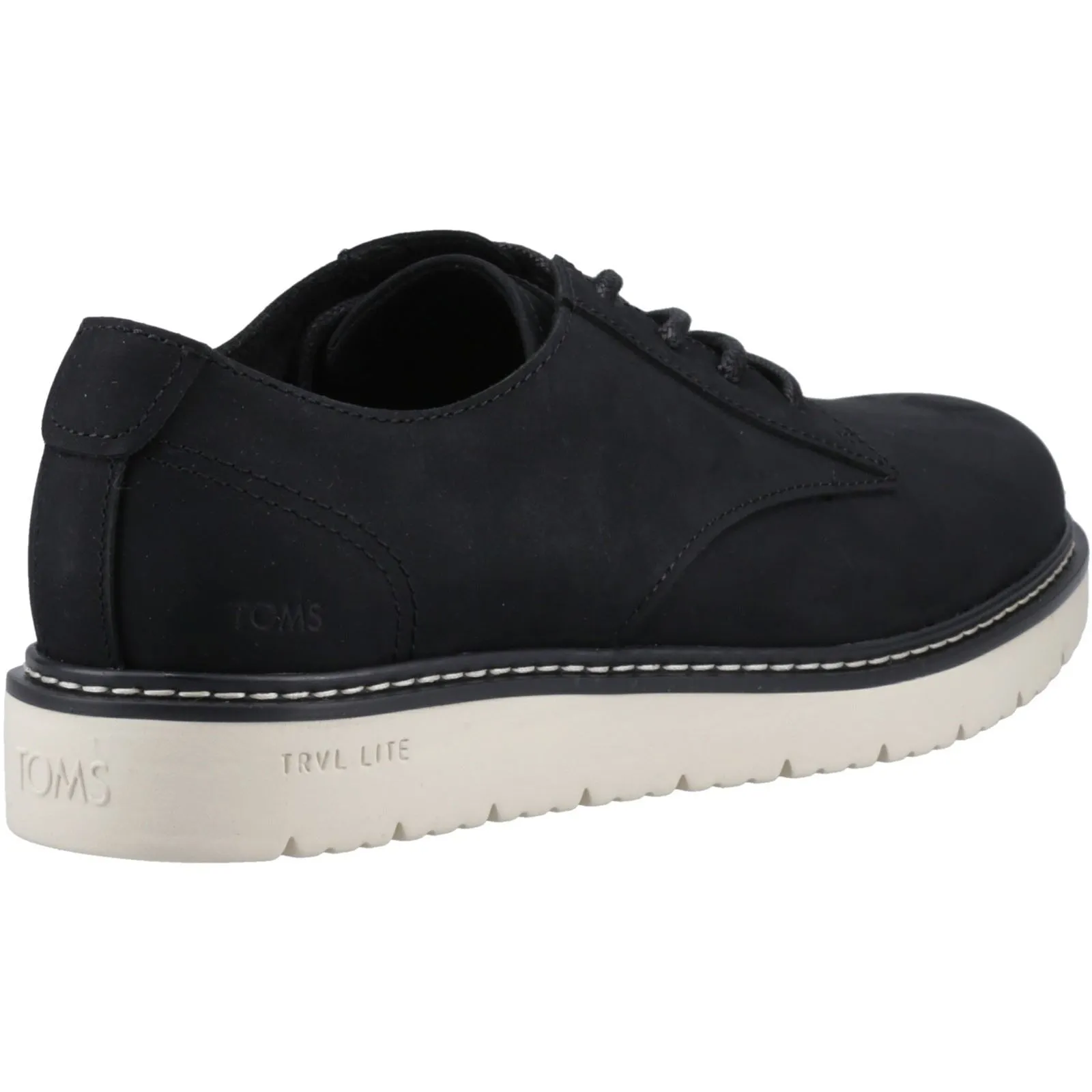 TOMS Navi TRVL LITE Leather Men's Black Oxford Shoes