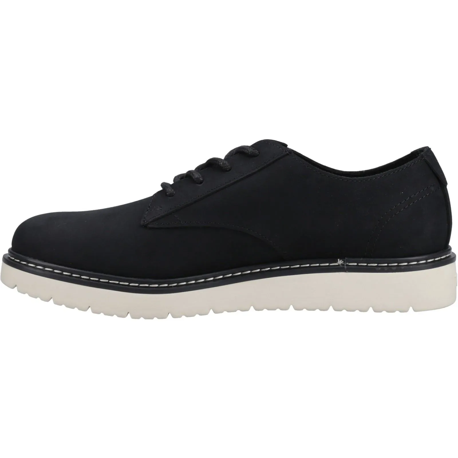 TOMS Navi TRVL LITE Leather Men's Black Oxford Shoes