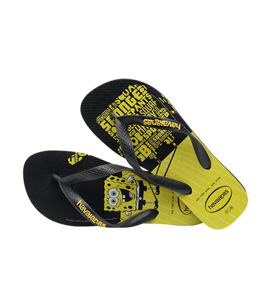 Top Spongebob Flip Flops New Graphite