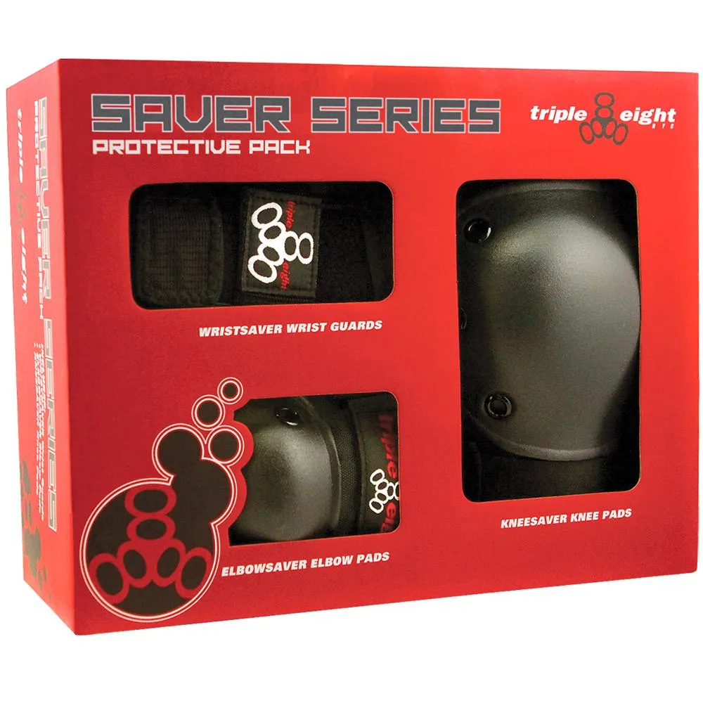 Triple 8 Saver Series 3 Pack Box - Black