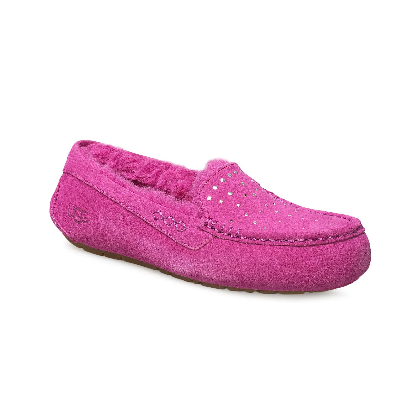 UGG Ansley Studded Fuchsia Slippers - Women's