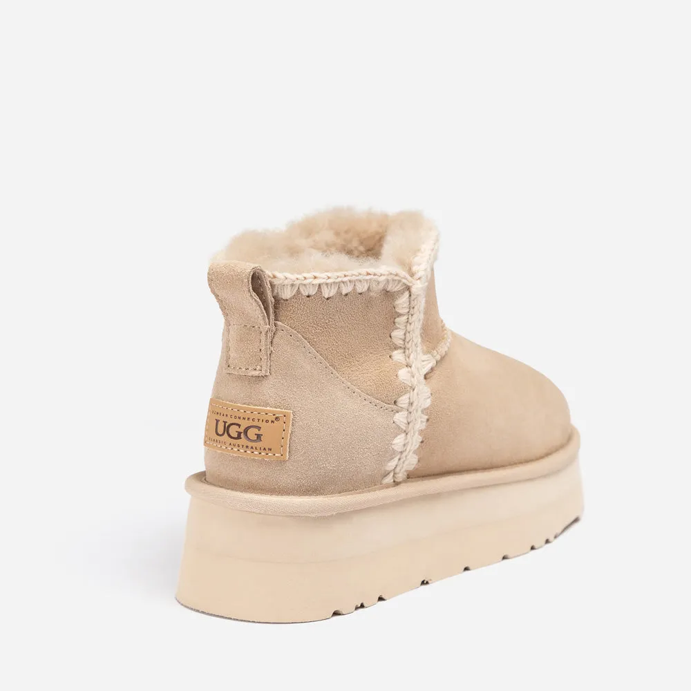 Ugg Eskimo Platform Mini Boots