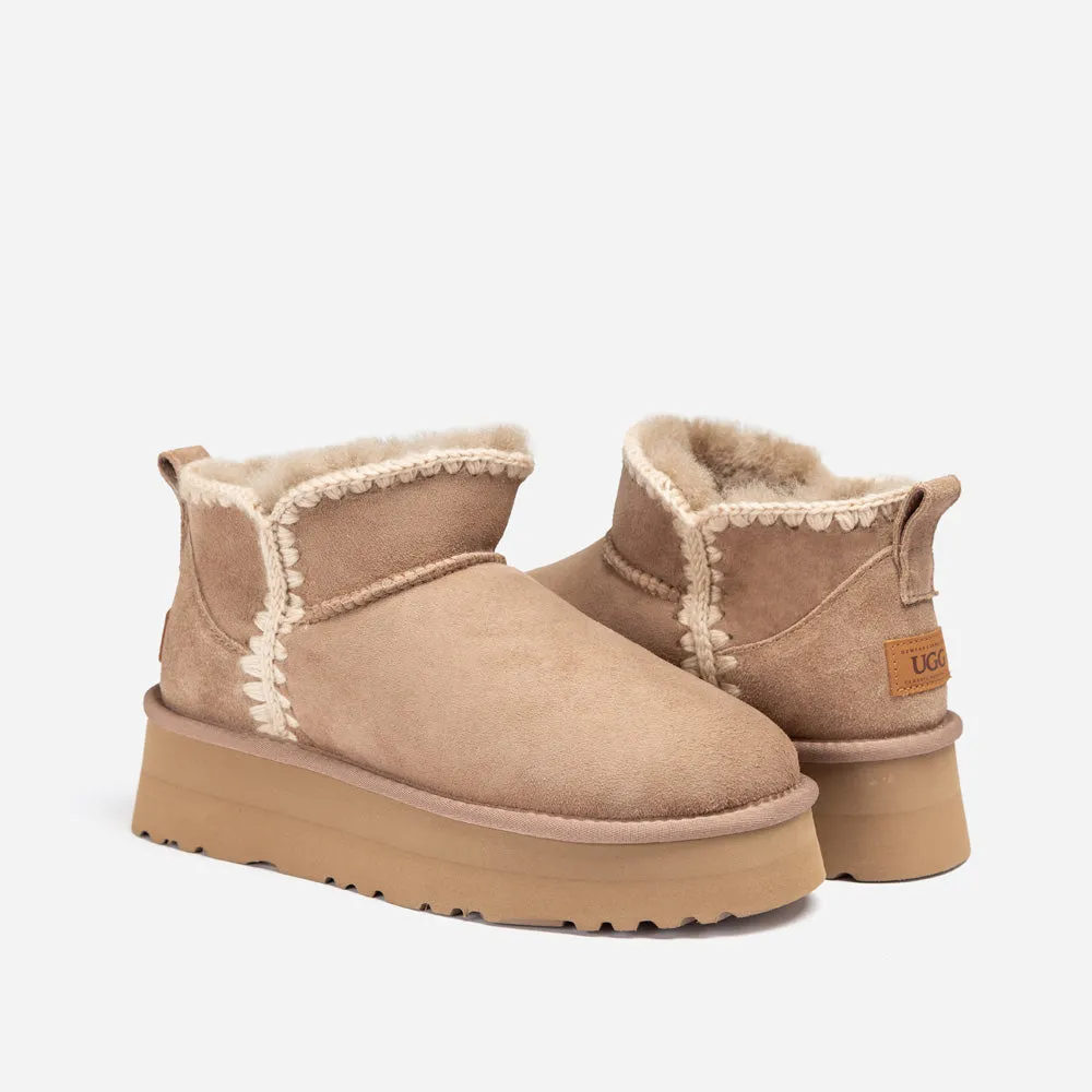 Ugg Eskimo Platform Mini Boots