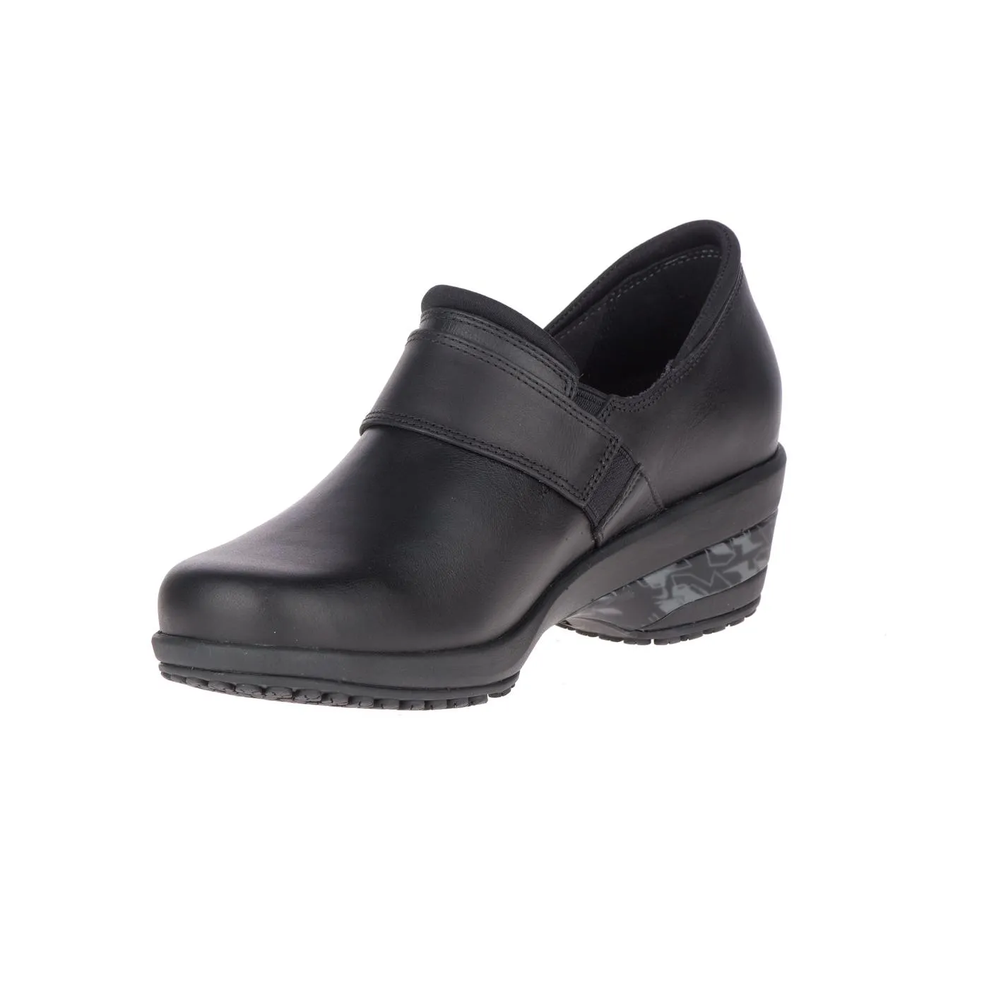 Valetta Slide Ac  Pro Women's Slip Resistant Shoes Shoes Black/Castlerock