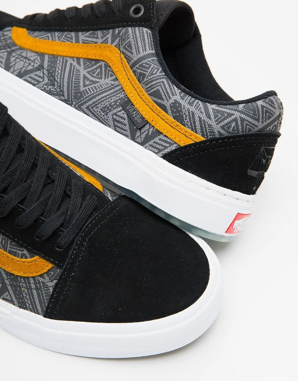 Vans BMX Old Skool Skate Shoes - (Courage Adams) Black/Golden Brown