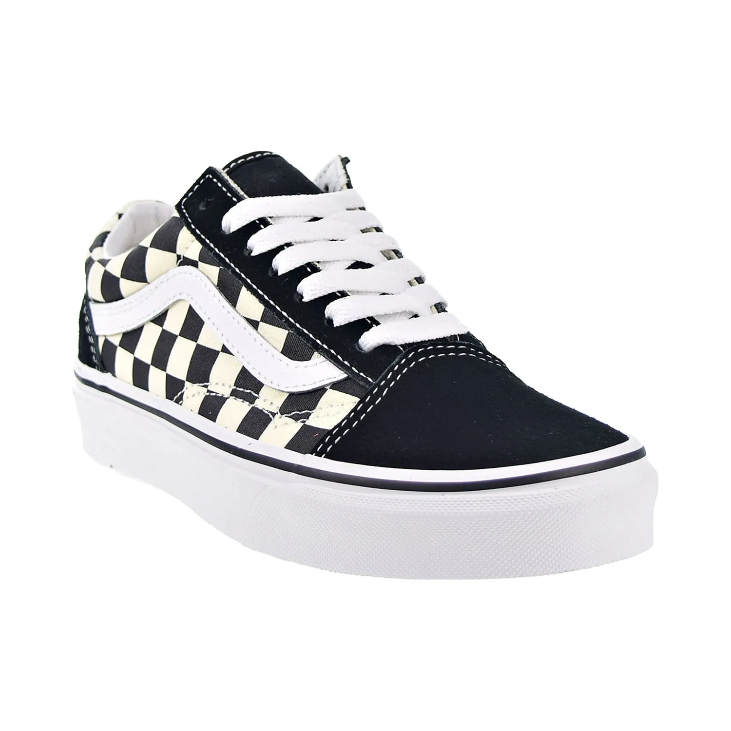 Vans Old Skool Primary Check Men's Shoes Black-White