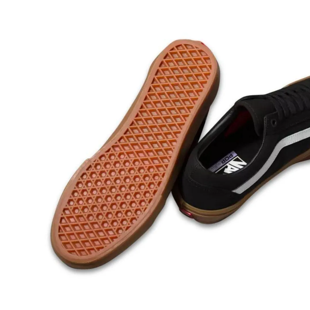 VANS OLD SKOOL PRO SHOES - BLACK/GUM