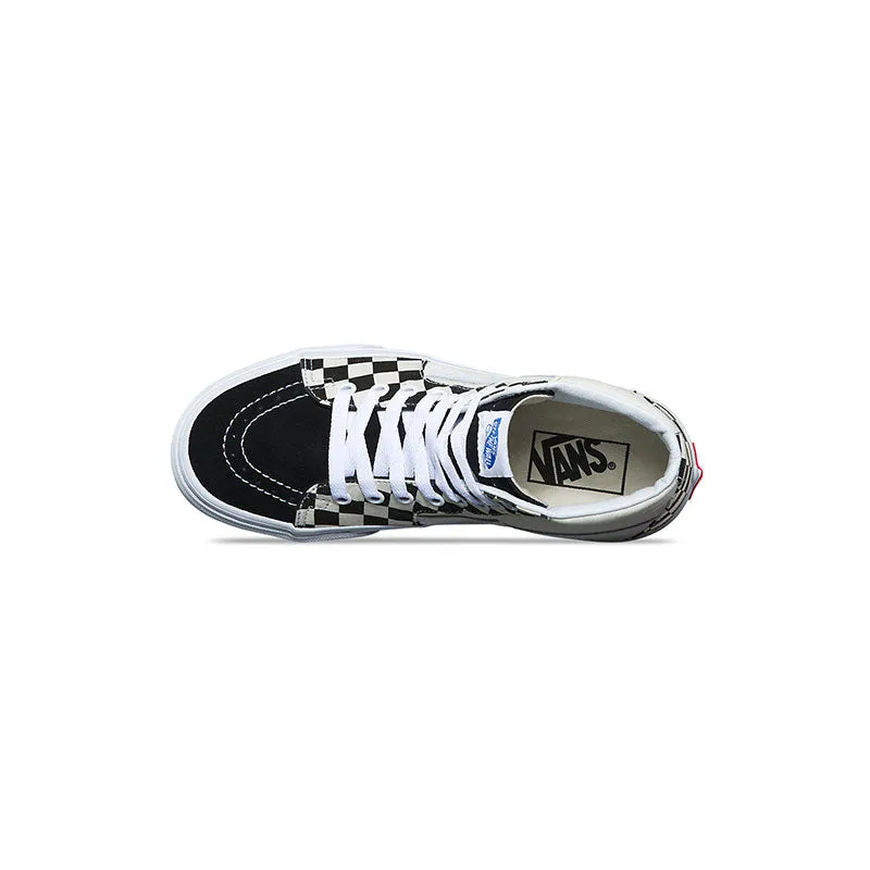 VANS SK8-Hi - Checker Sidewall Black / White