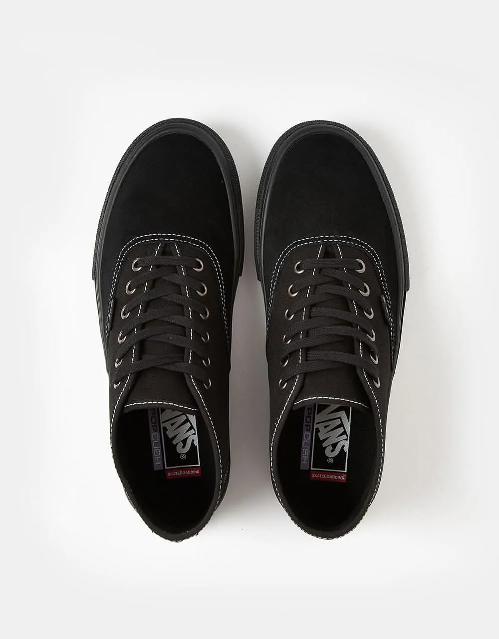 Vans Skate Authentic Mid Shoes - Blackout