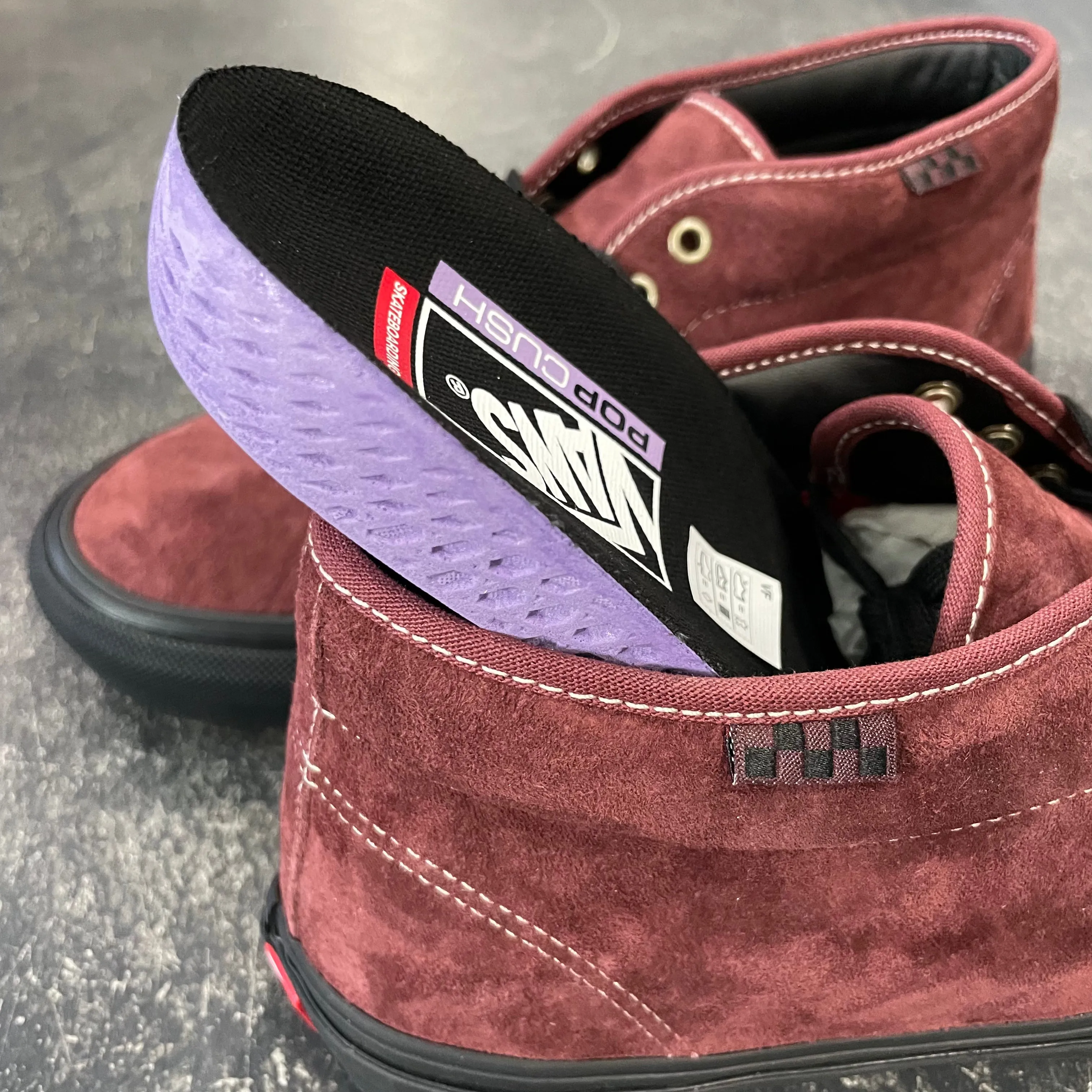 Vans Skate Chukka Dark Red/Black SALE