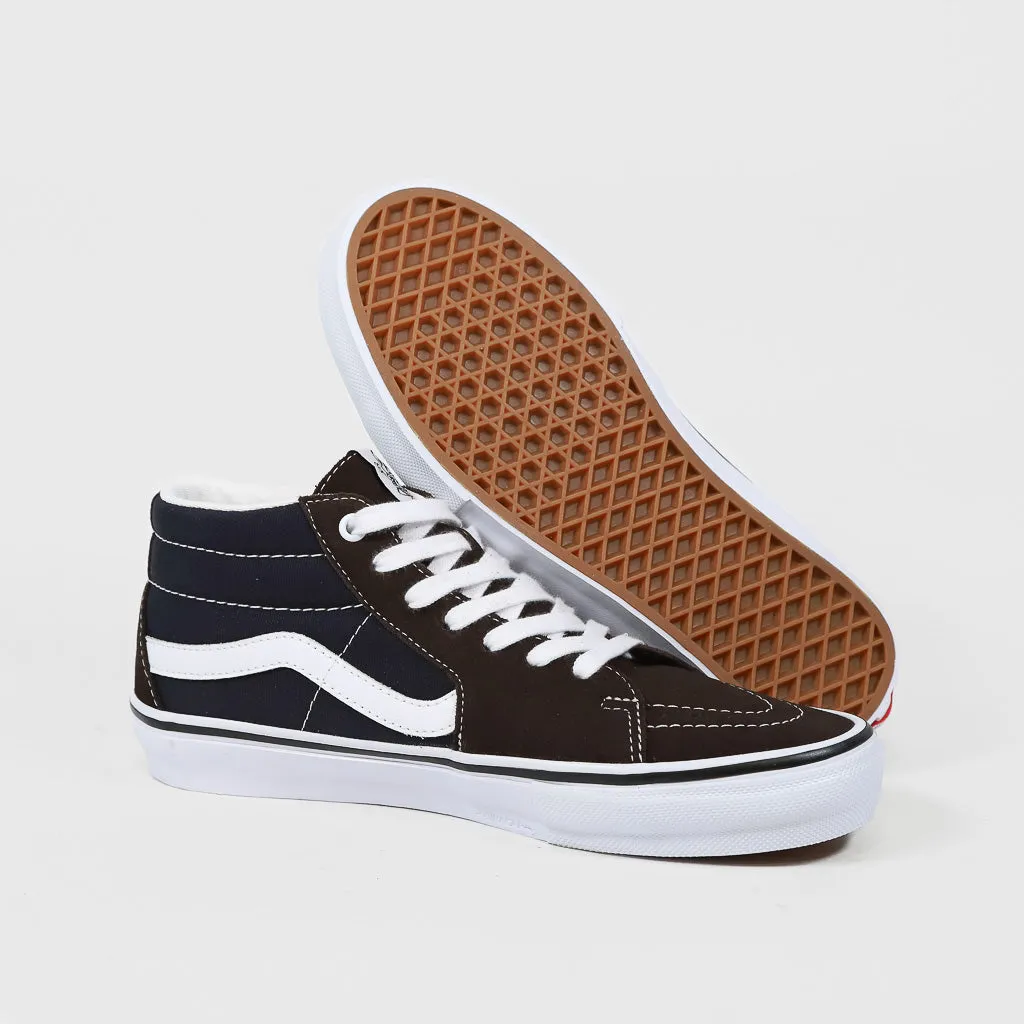 Vans - Skate Grosso Mid Shoes - Dark Brown / Navy