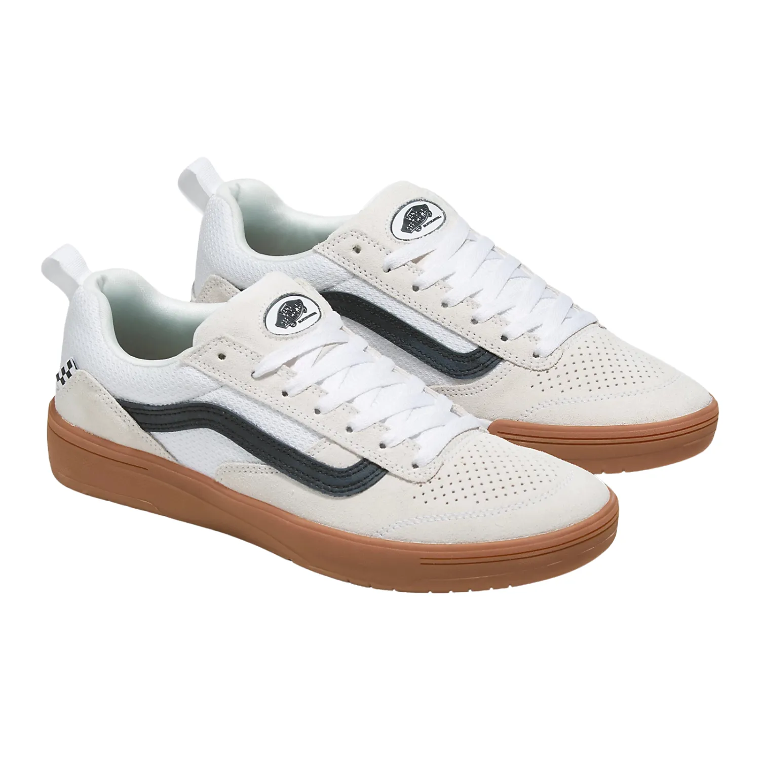 Vans Zahba White/Black/Gum - Men's Skate Shoe