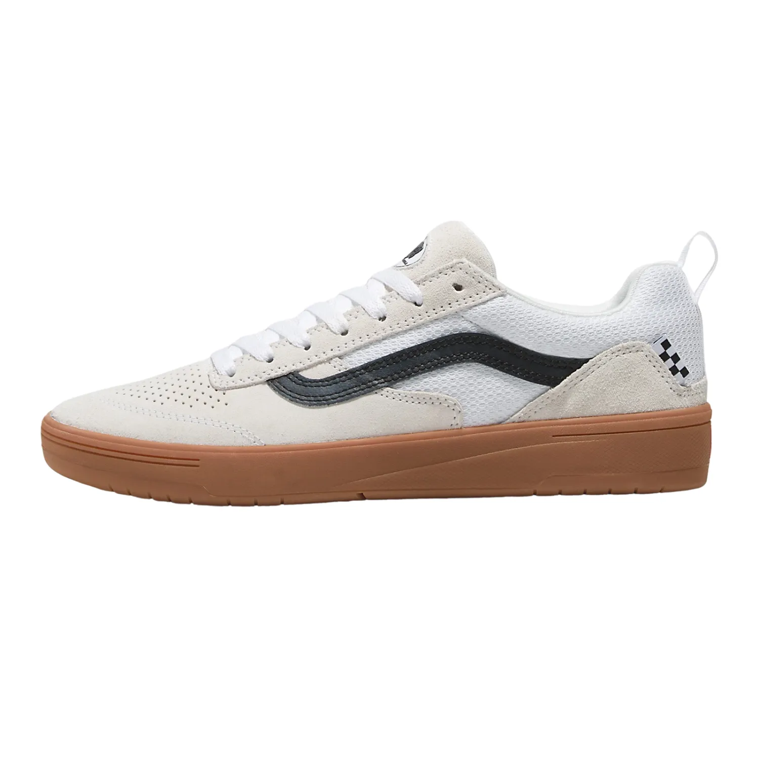 Vans Zahba White/Black/Gum - Men's Skate Shoe