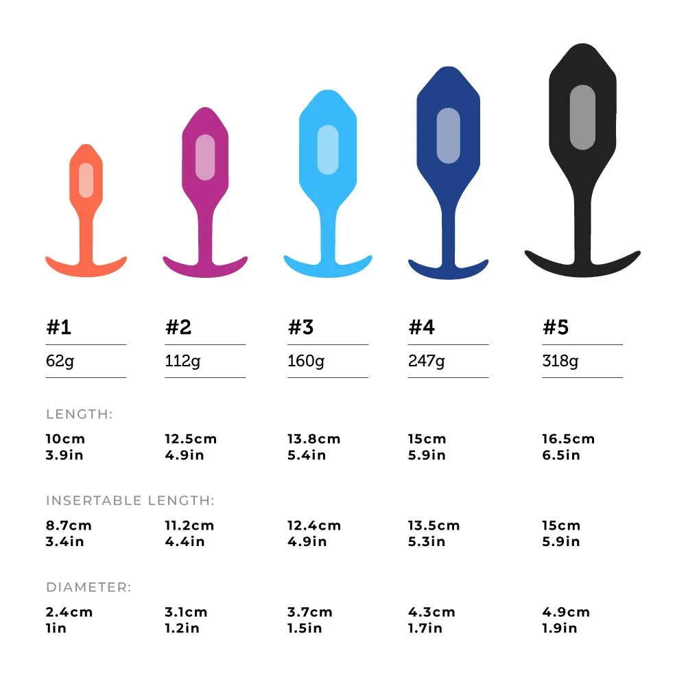 Vibrating Snug Plugs by B-Vibe