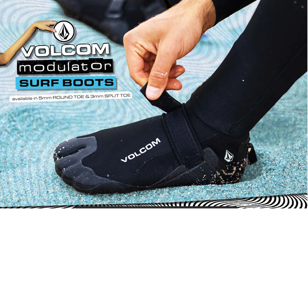 Volcom 5mm Round Toe Wetsuit Boots - Black