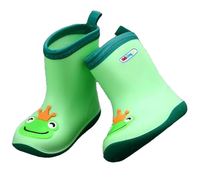 Waterproof Cartoon Pattern Non-Slip Rubber Rain Boots For Kids