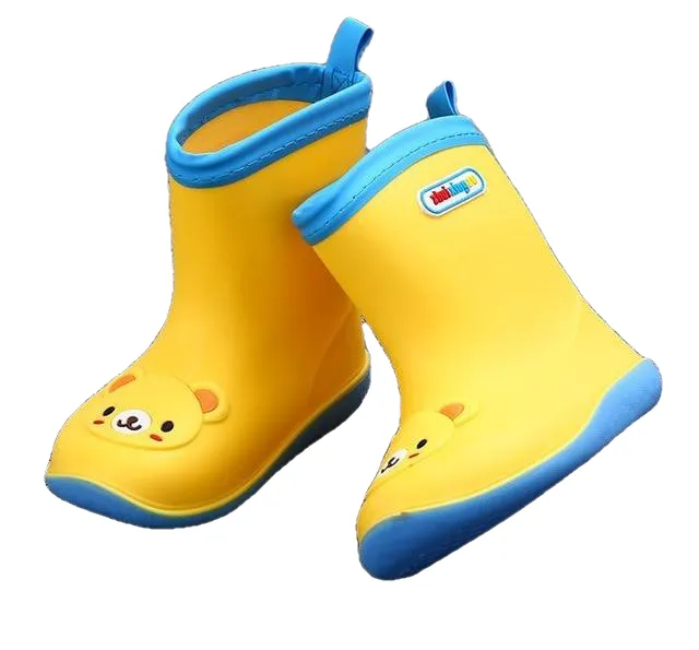 Waterproof Cartoon Pattern Non-Slip Rubber Rain Boots For Kids