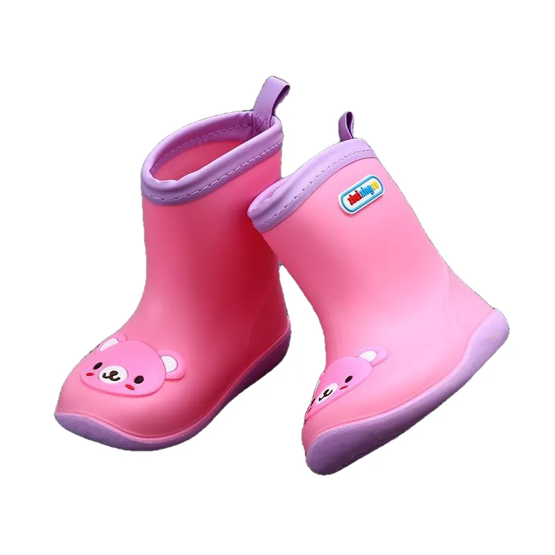 Waterproof Cartoon Pattern Non-Slip Rubber Rain Boots For Kids