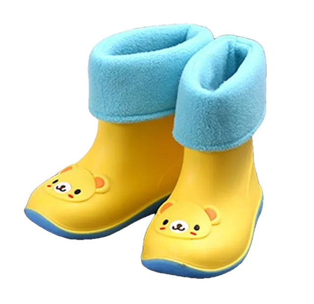 Waterproof Cartoon Pattern Non-Slip Rubber Rain Boots For Kids