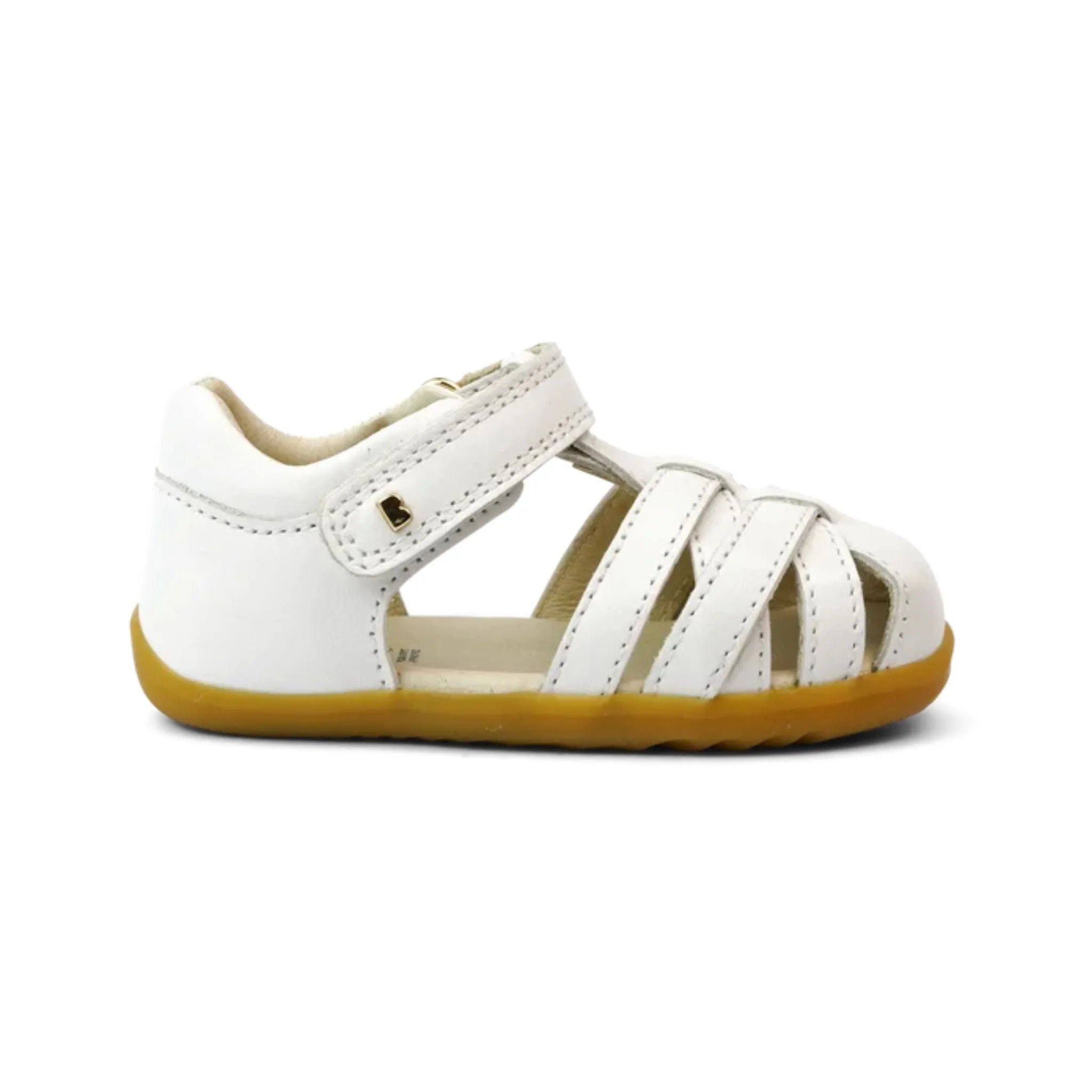 White Cross Jump Sandals Step Up